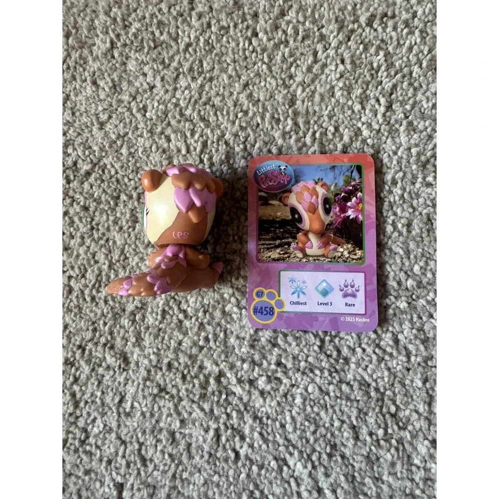 Littlest Pet Shop #458 Series 5 G7 Pangolin with Card Cute Fun Toy Collector